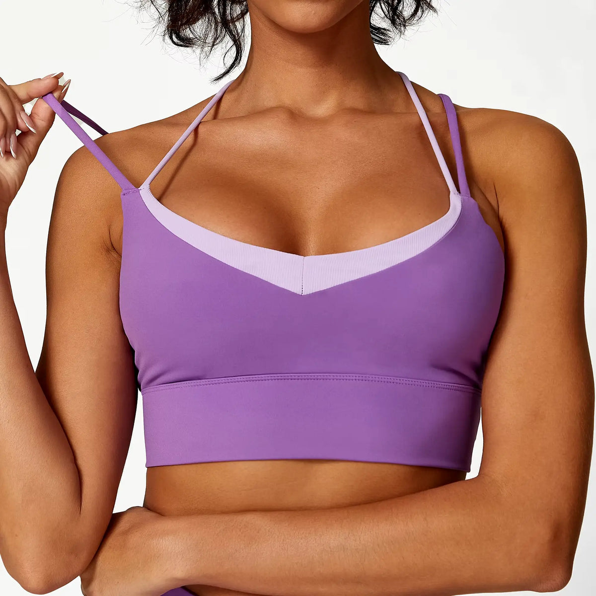 Contour Flex Two-Tone Sports Bra