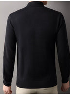 Men's Plus Size Texture Mock Neck Sweater