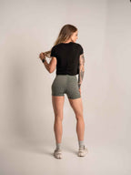 WOMEN'S | ENCORE CROP TEE : BLACK