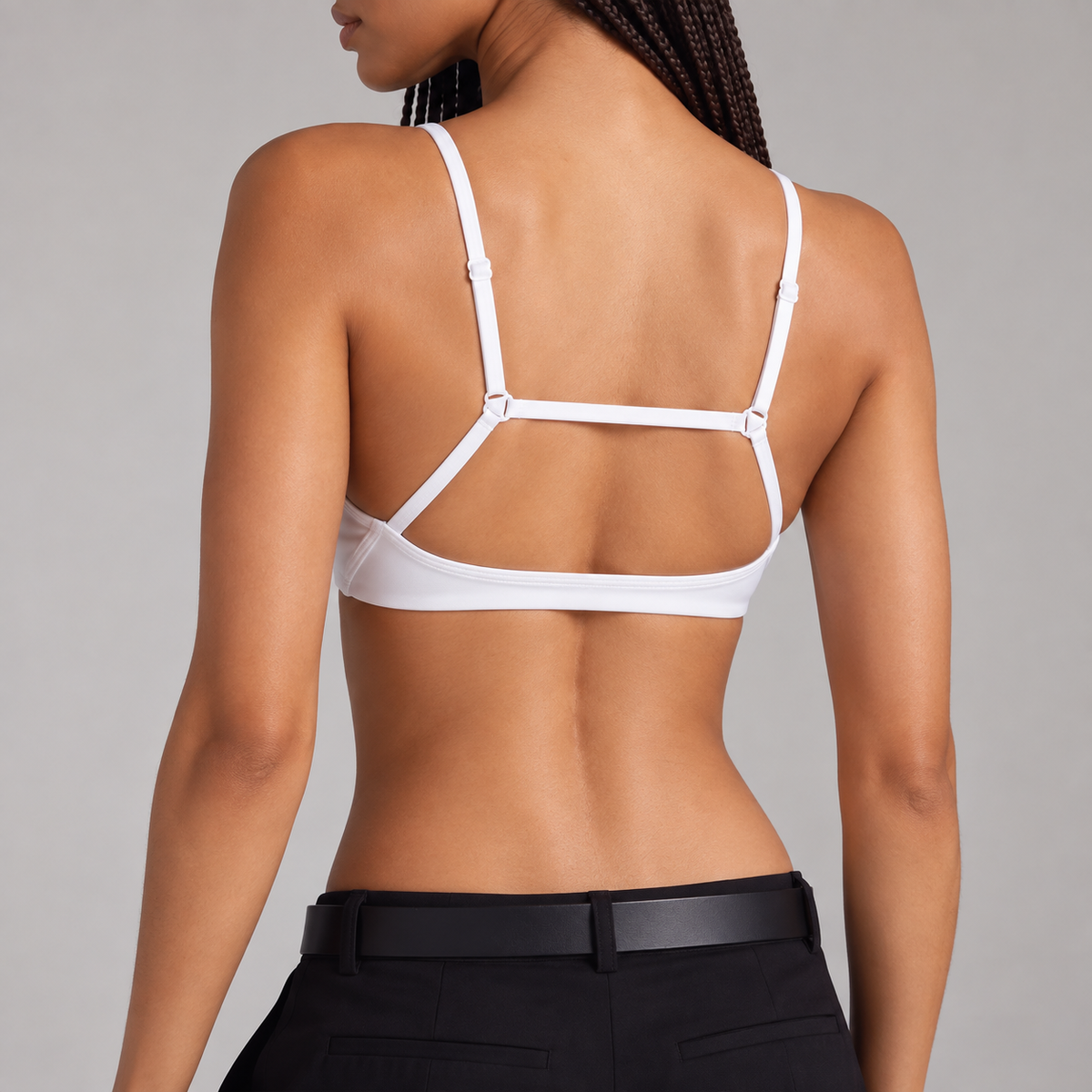 Low Scoop Workout Bra - Ivory