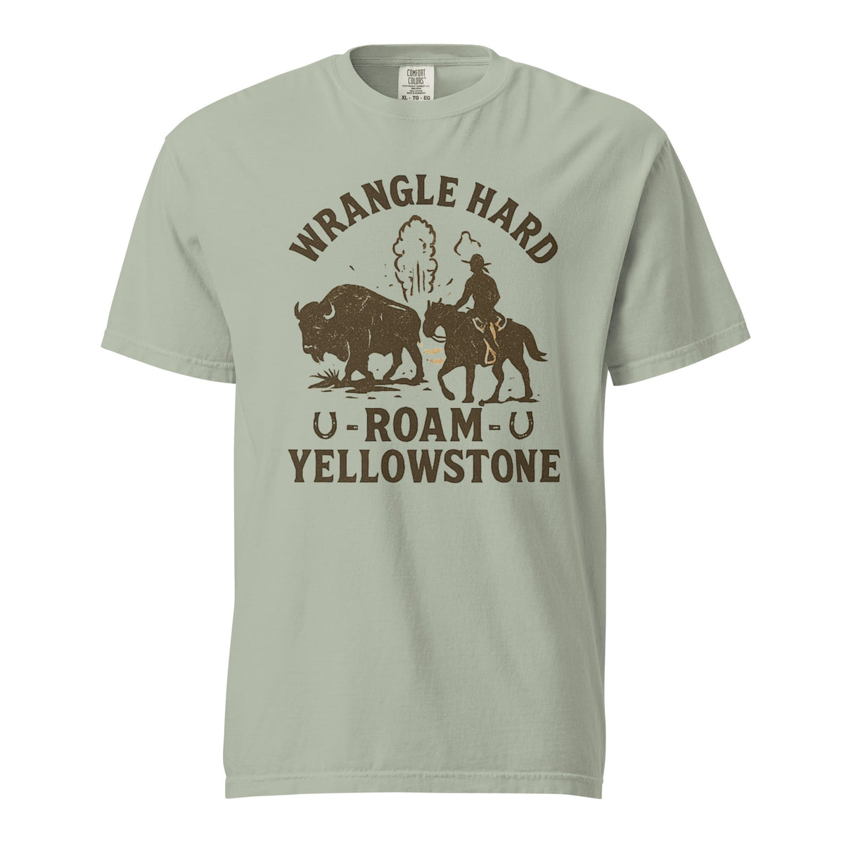 Roam Yellowstone Men's Heavyweight T-Shirt