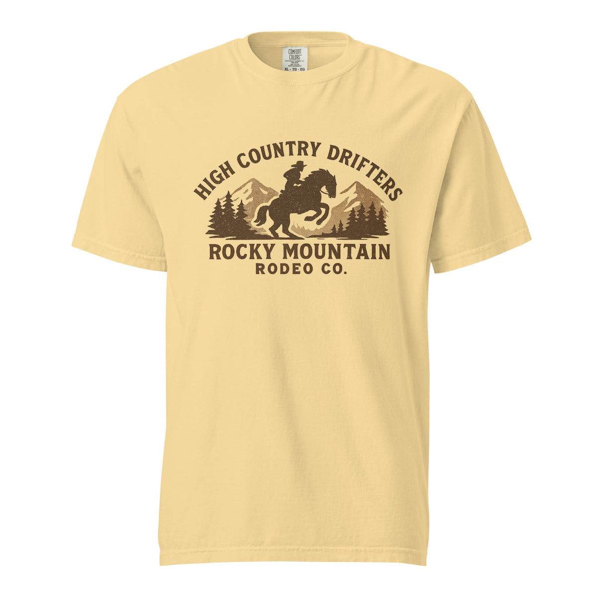 Rocky Mountain Rodeo Co Heavyweight T-Shirt