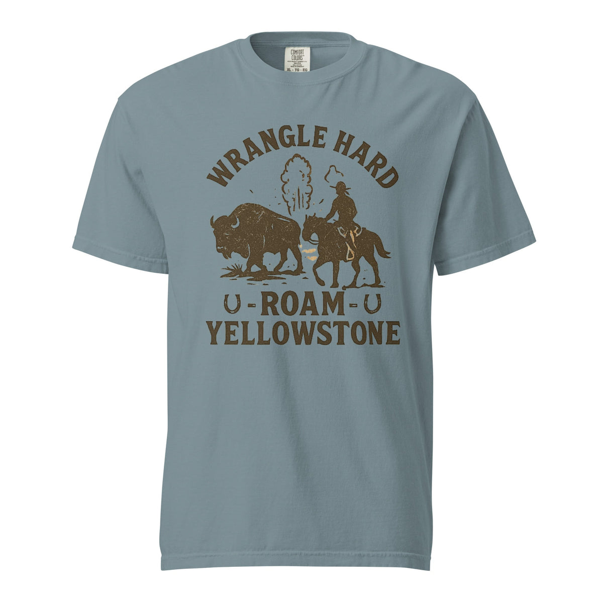 Roam Yellowstone Men's Heavyweight T-Shirt