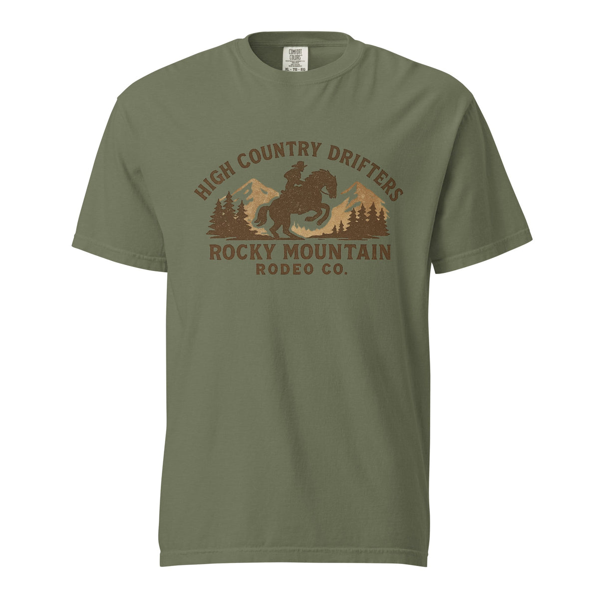 Rocky Mountain Rodeo Co Heavyweight T-Shirt