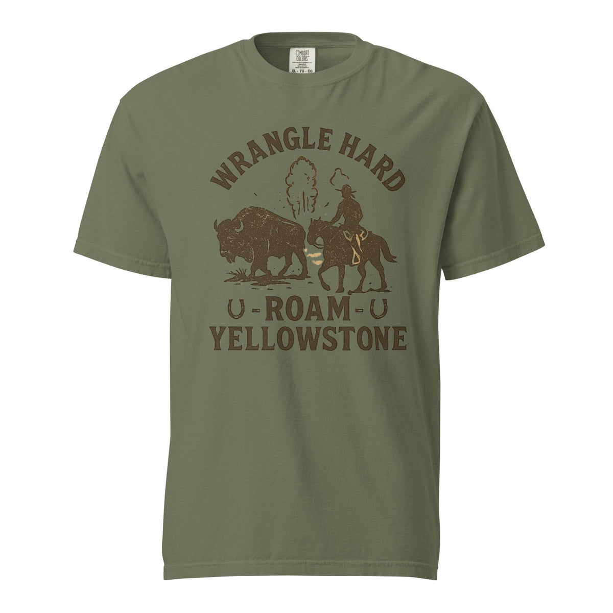 Roam Yellowstone Men's Heavyweight T-Shirt