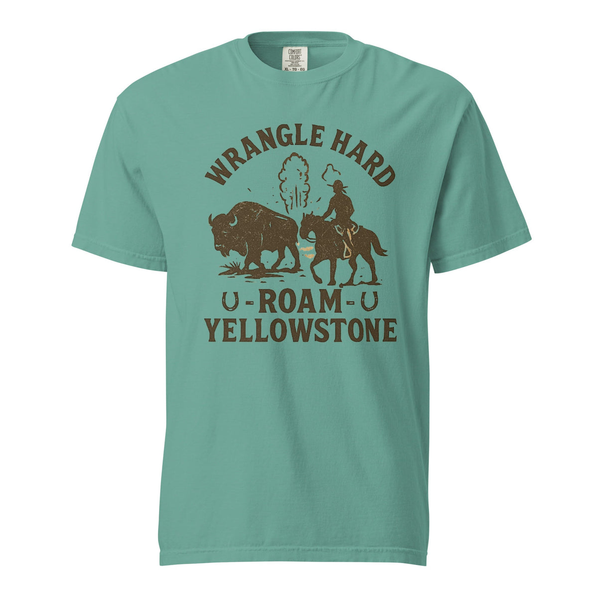 Roam Yellowstone Men's Heavyweight T-Shirt