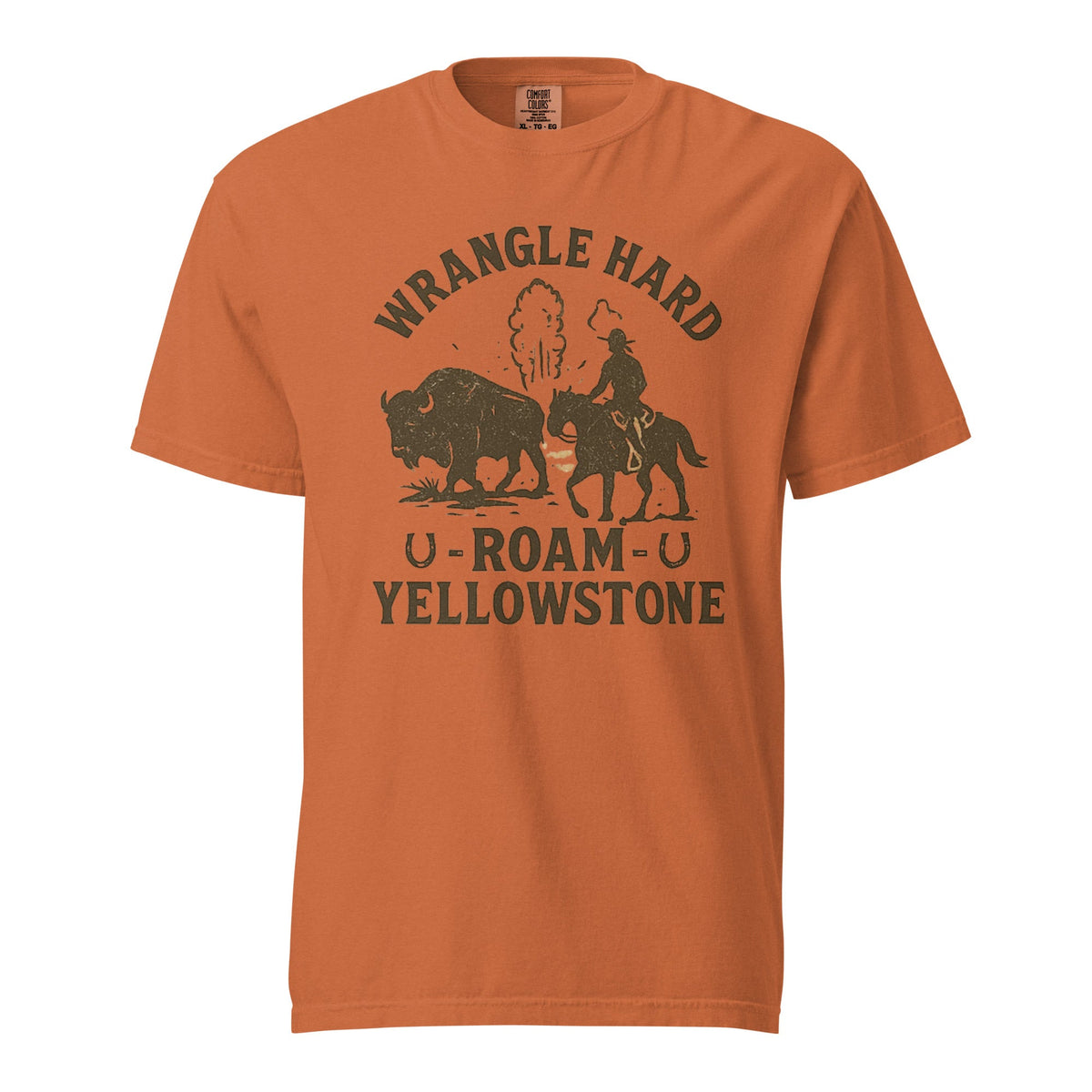 Roam Yellowstone Men's Heavyweight T-Shirt